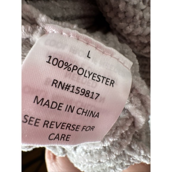 NTW Altar'd State Silver sage gray  chenille crewneck pullover sweater Cropped L - Picture 8 of 10